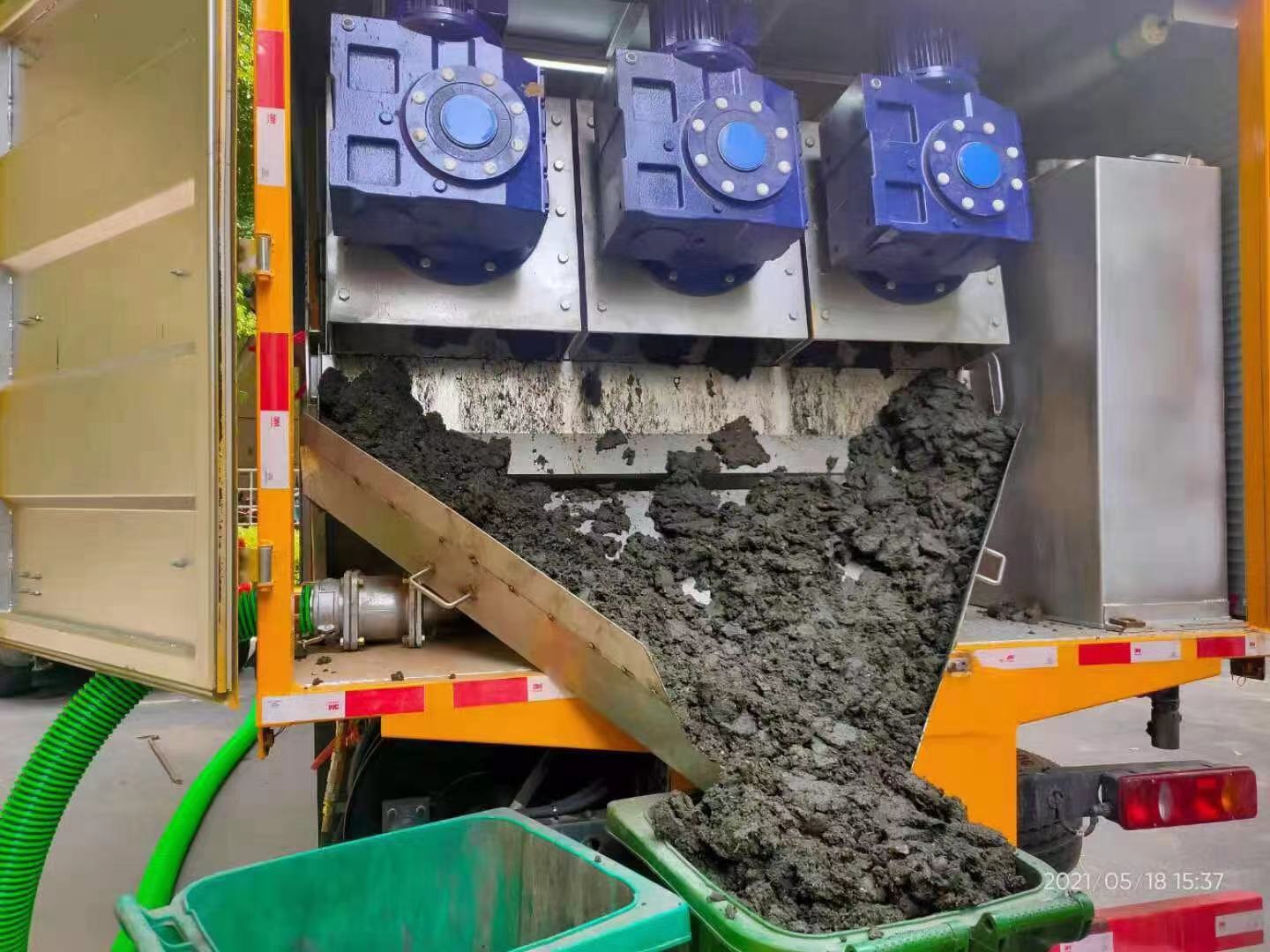 瀍河回族化粪池清掏城市维护站-泥浆净化干湿分离处理